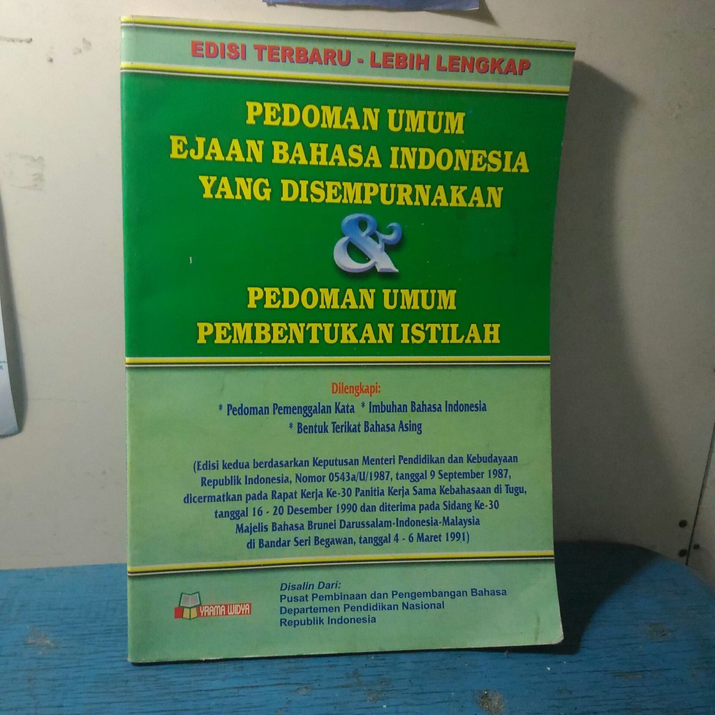 Pedoman Umum EyD Dan Pembentukan Istilah