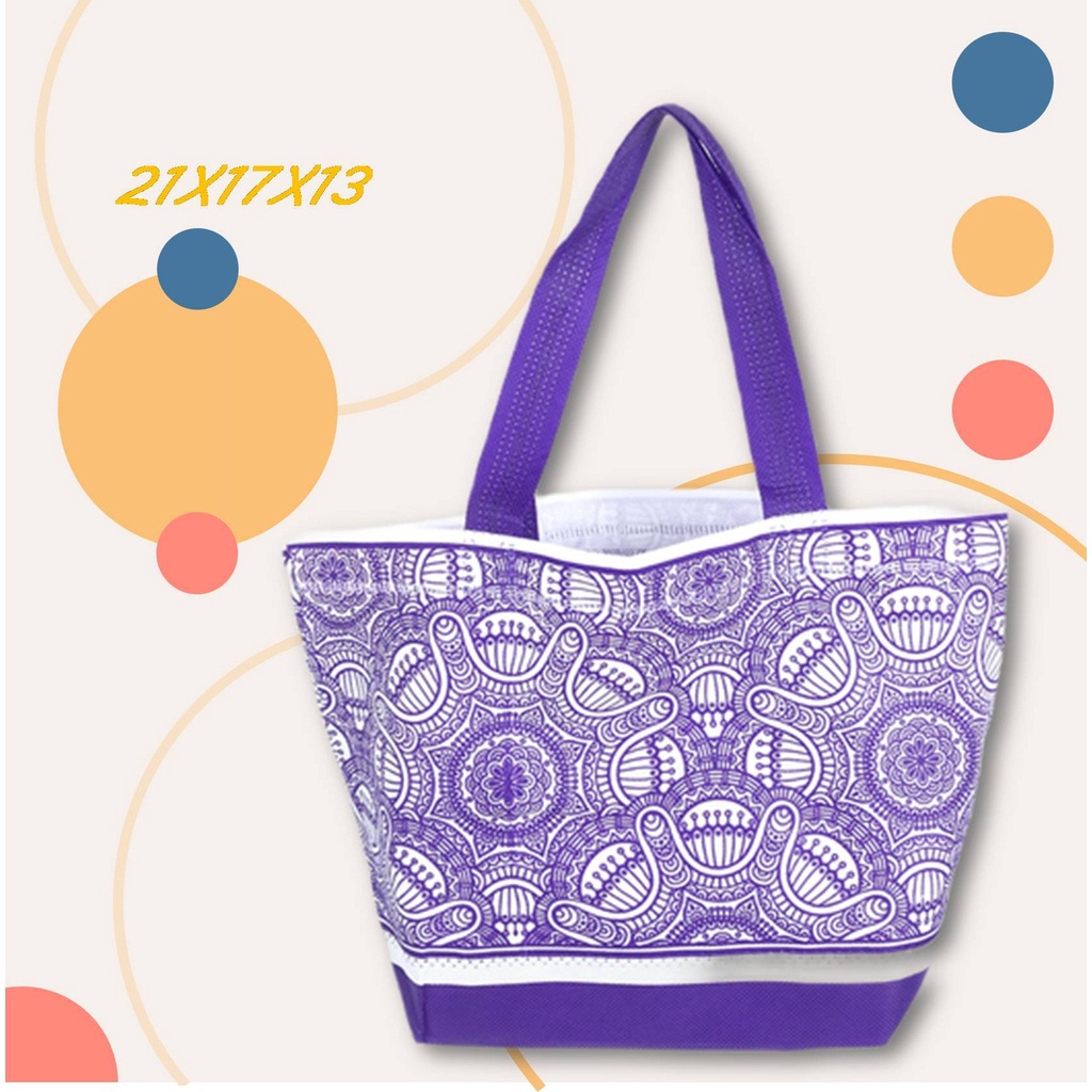 

Tas Spunbon Goodie Bag HSL SBLN 21x17x13 V 075 PW BATIK DESIGN 1 PR