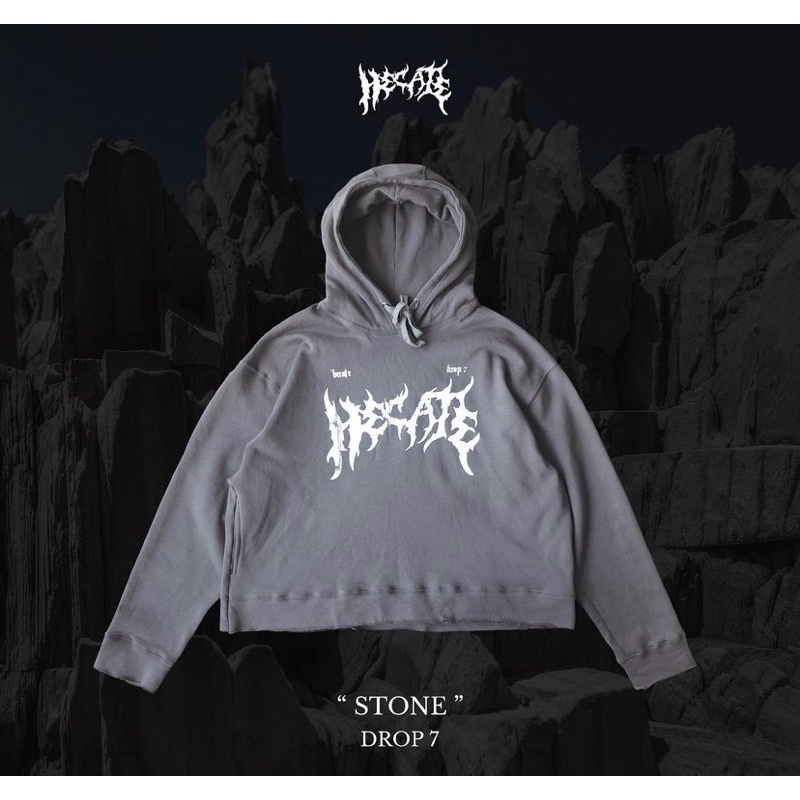 HECATE/HECATES STONE HOODIE DROP 7 SIZE L ( NEW )