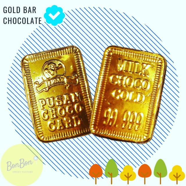 

Gold Bar Choco / Coklat Batang Emas / Cokelat Batangan Mas 50 Pcs