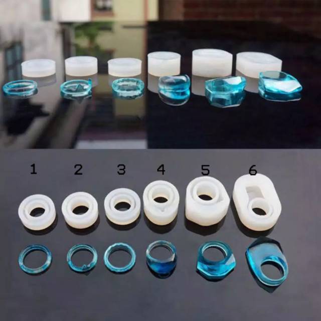 SALE!! Cetakan Resin bentuk cincin / Cincin - resin silicone mold