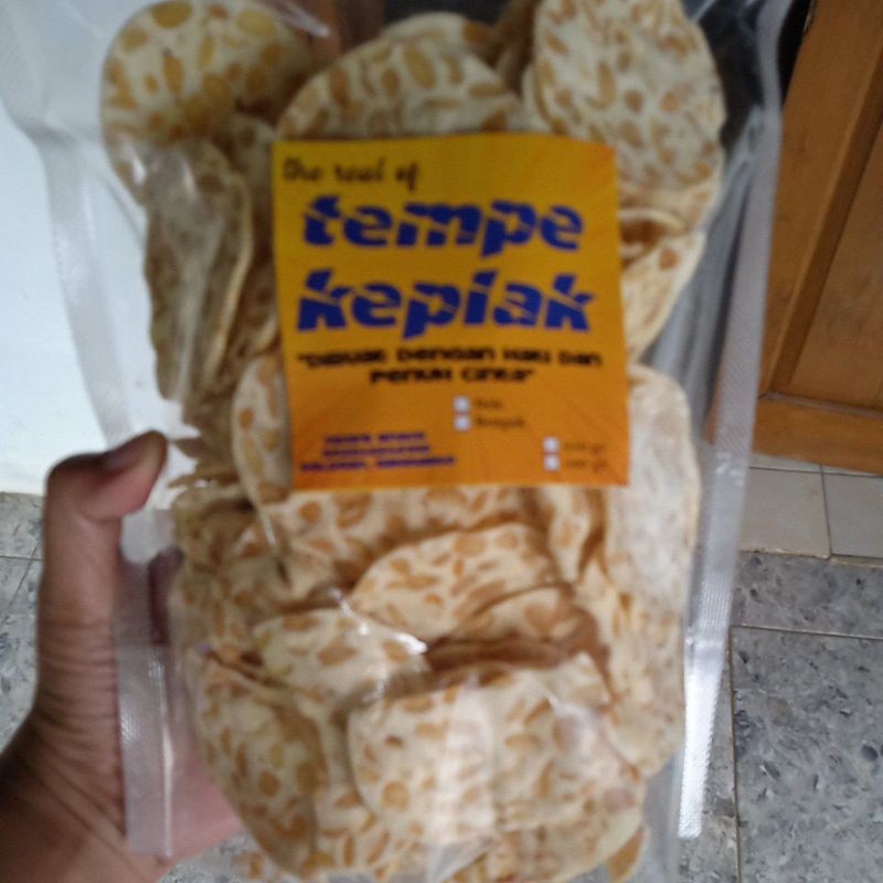 

Keripik tempe keplak