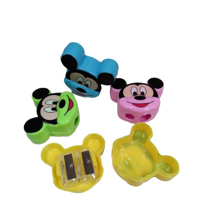 

serutan pensil/karakter Miky mouse/2in1