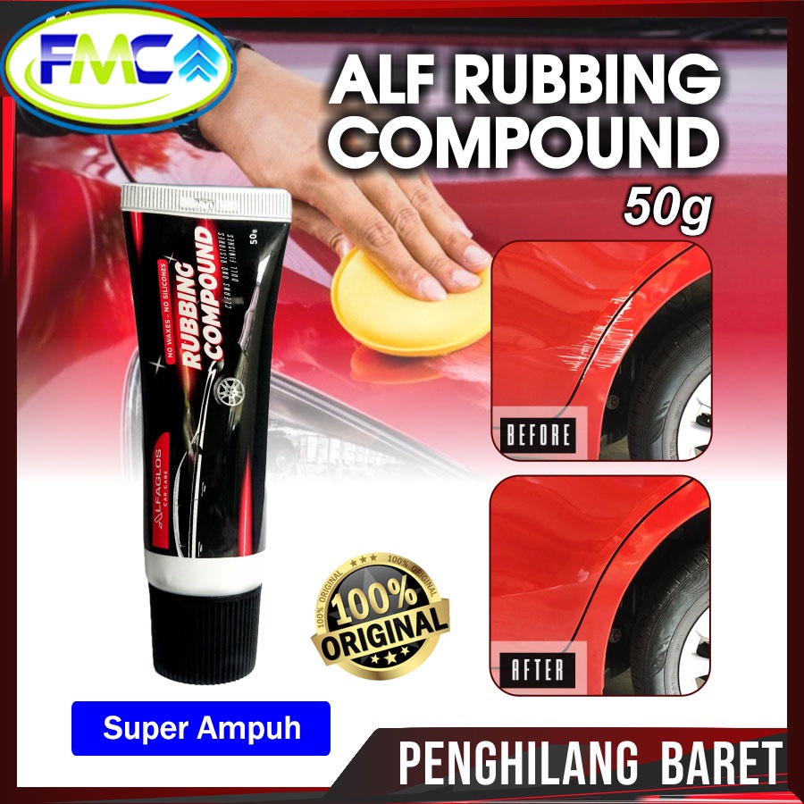 Compound Mobil Motor Rubbing Kompon Car Care Untuk Poles Penghilang Baret Lecet Praktis Pengkilap