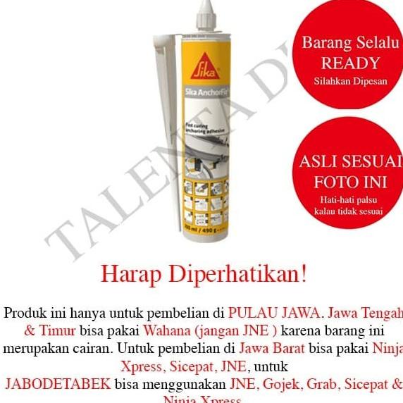 Chemical Anchor Sika AnchorFix 1 / lem beton / lem angkur