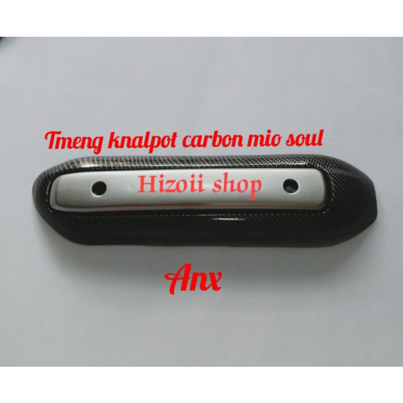 Tameng knalpot carbon mio soul