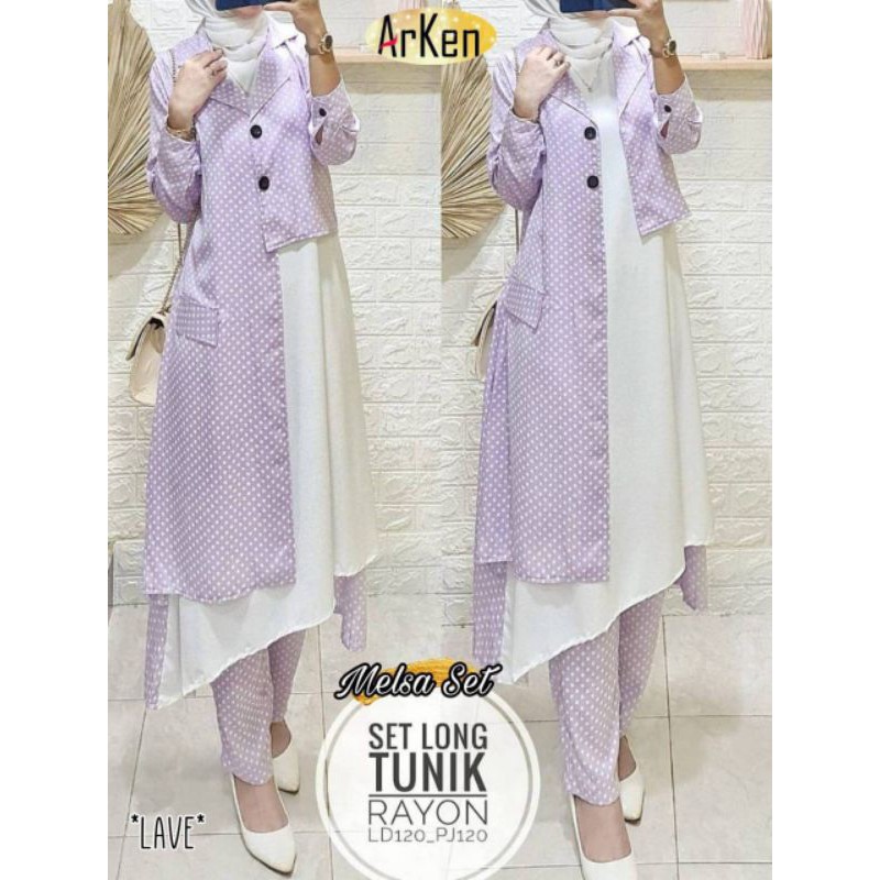 Melsa set long tunik by arken