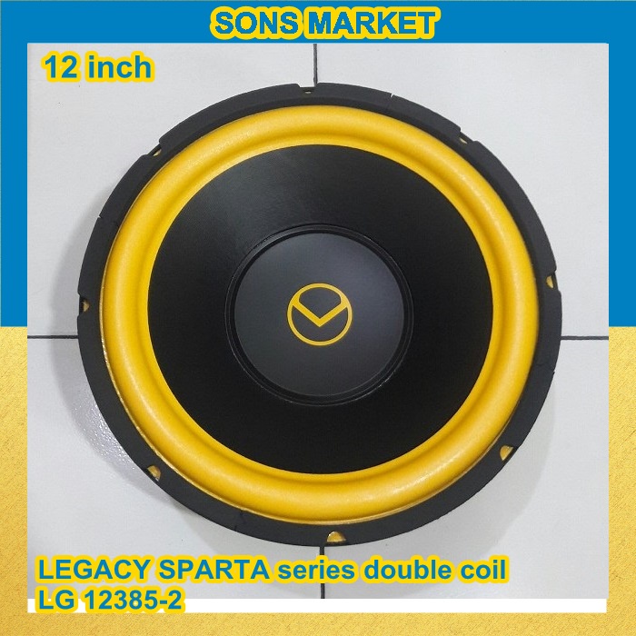 SPEAKER SUBWOOFER 12 inch 12" LEGACY SPARTA series DOUBLE COIL LG 12385-2 12inch