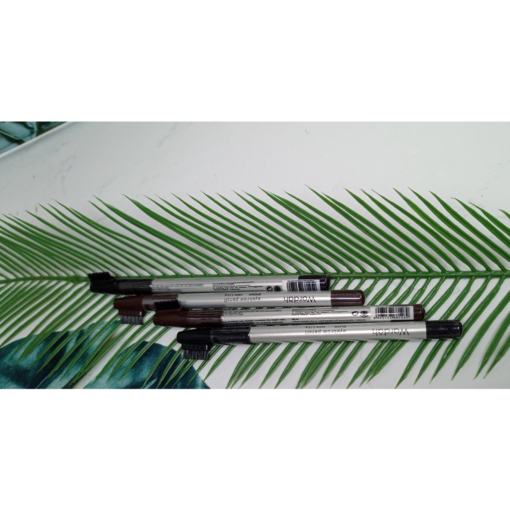 WARDAH Eyebrow Pensil Warna BROWN / BLACK