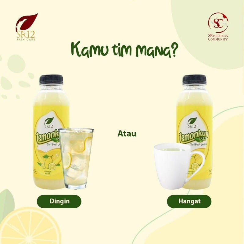 

Ay00! Lemonkuh SR12 Sari Lemon Murni Diet Sehat Meningkatkan Imun Dan Daya Tahan Tubuh Halal BPOM