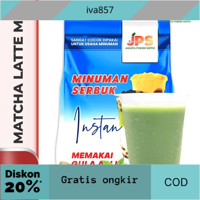 

PROMO Bubuk Minuman Rasa Matcha Latte Mix 1 Kg GRATIS ONGKIR