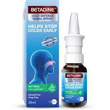 Betadine nasal spray 20ml/ betadine cold defense nasal spray 20ml