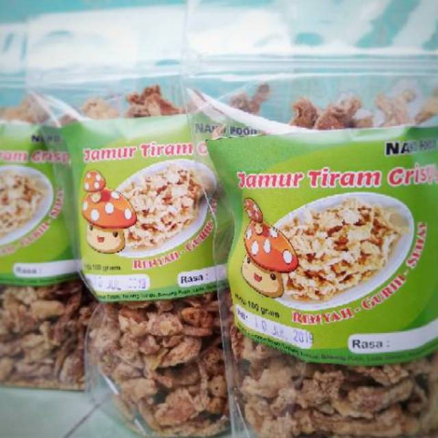Keripik Jamur Tiram Crispy 100 Gram