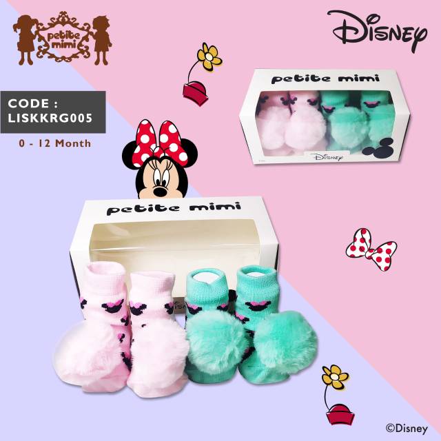 Petite Mimi Kaos Kaki Rattle Disney Girl