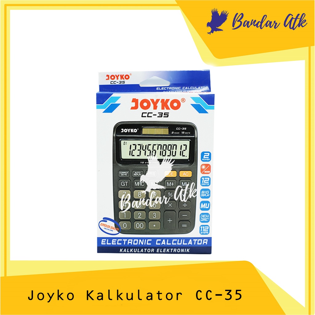 

JOYKO Calculator Kalkulator CC-35 CC 35 12 Digits Check Correct [1 PCS]