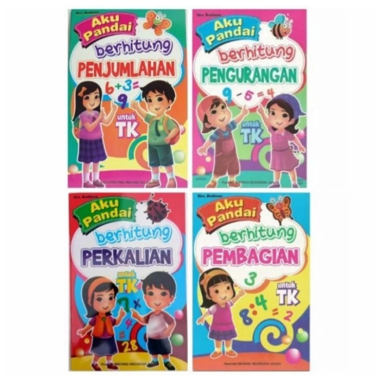 Satuan Aku Pandai Berhitung kertas berwarna