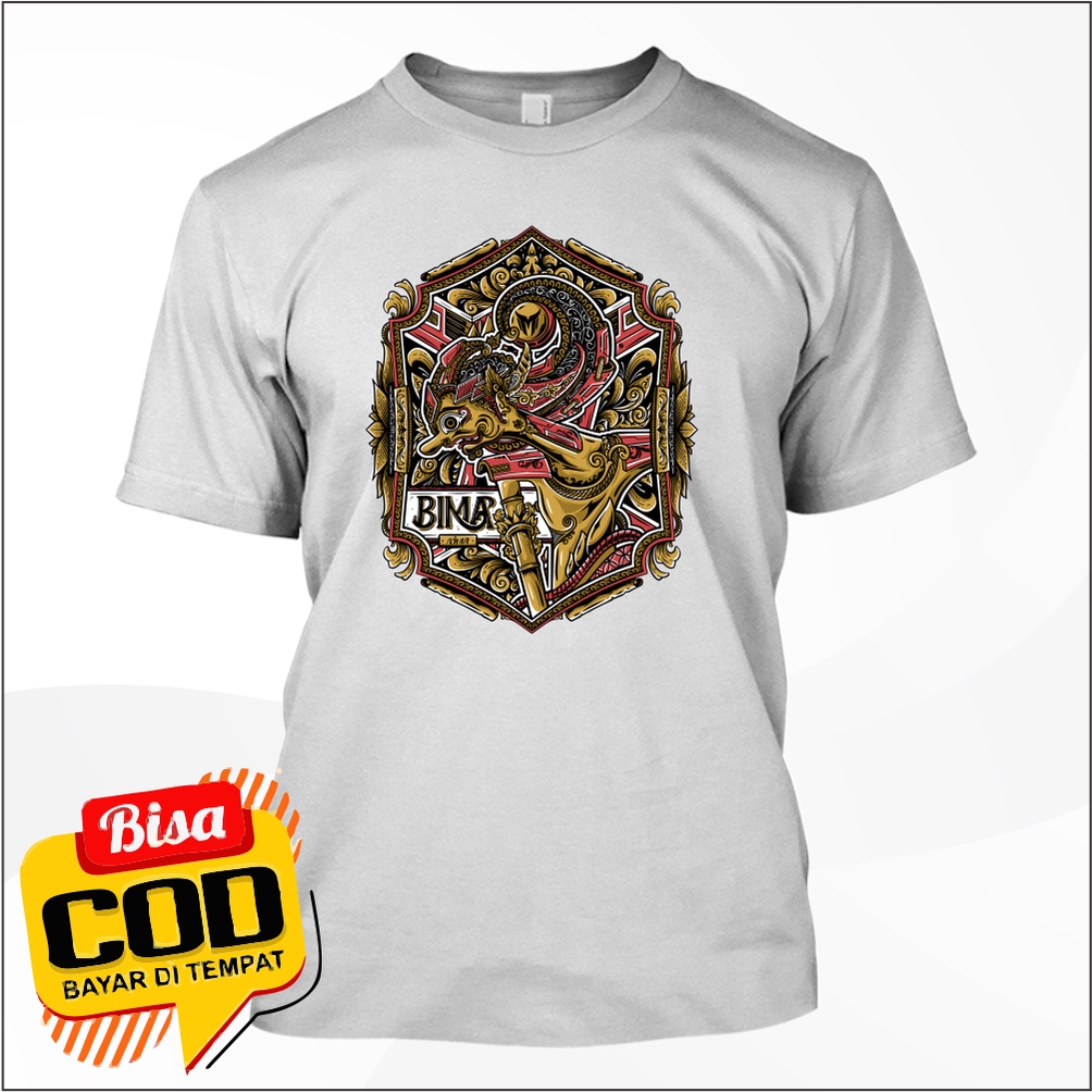 KAOS PRIA KAOS WAYANG JAWA KAOS CULTURE NUSANTARA