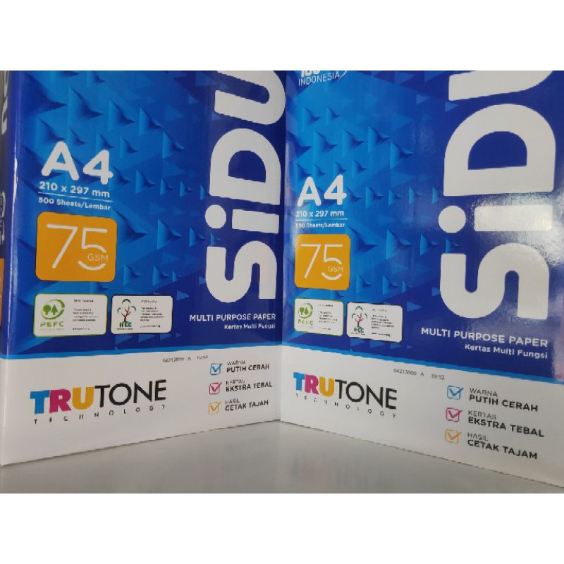 

Kertas HVS A4 Sidu 75gram