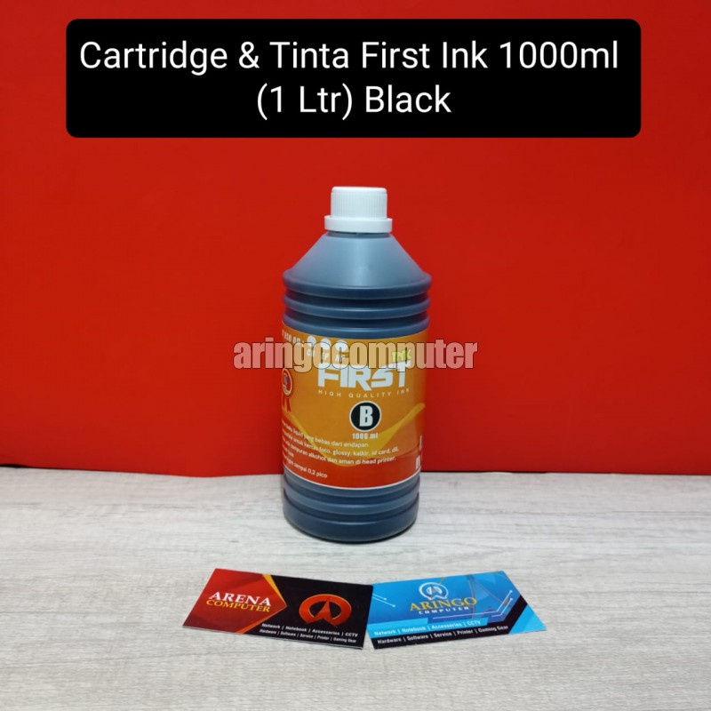 Cartridge &amp; Tinta First Ink 1000ml (1 Ltr) Black