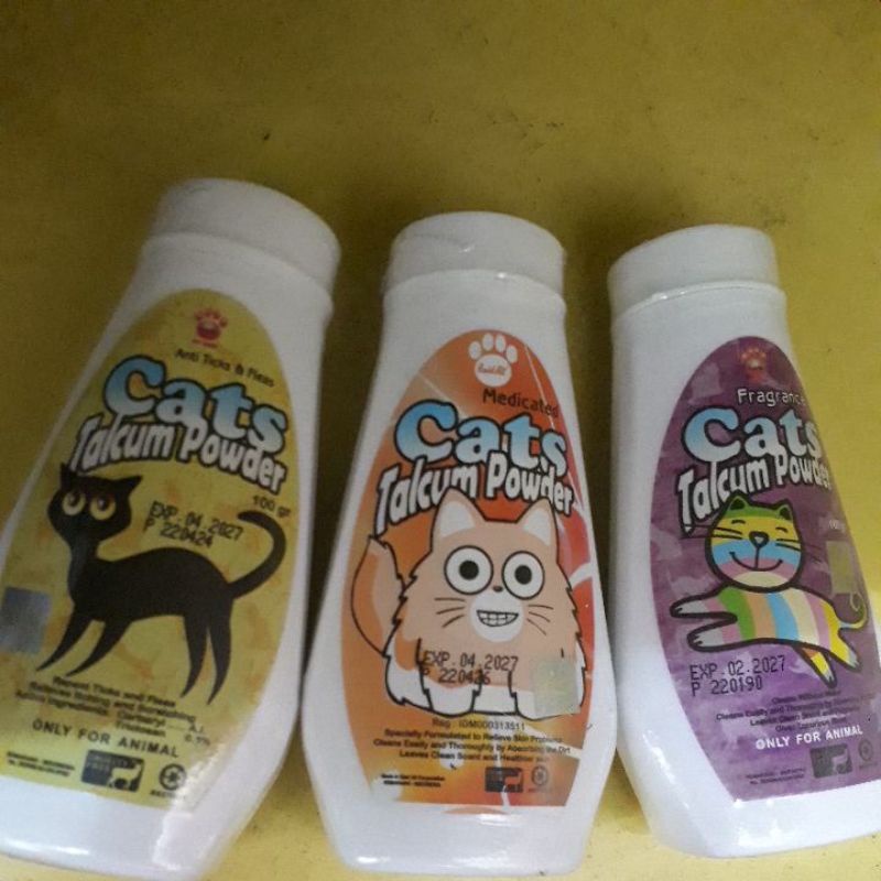 Jual Medicated Talcum Powder Gram Bedak Kucing Shopee Indonesia