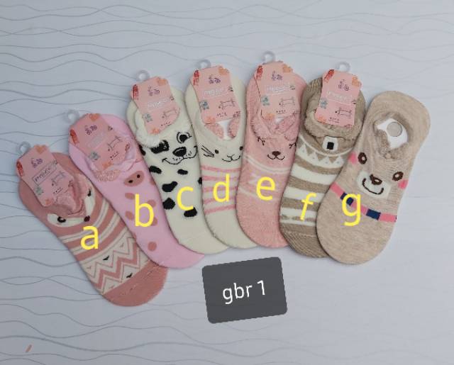 Kaos Kaki Wanita Hidden Kaos Kaki Kuping Motif