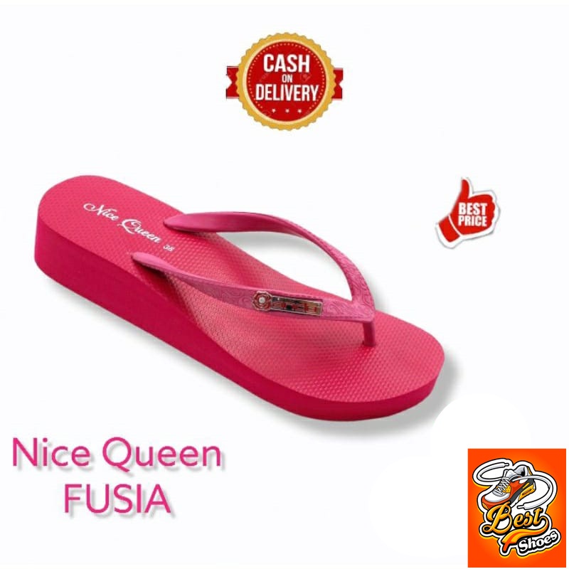 ANDO NICE QUEEN - SANDAL JEPIT ANDO  WEDGES WANITA DEWASA  _ SANDAL ANDO_ANDO ORIGINAL-2