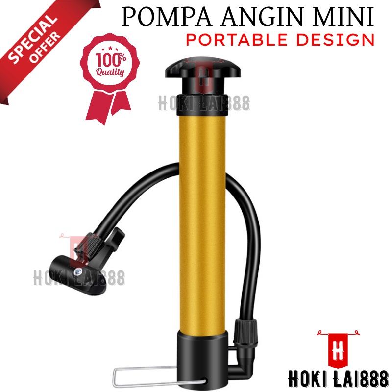 [HKL] POMPA ANGIN PORTABLE SERBAGUNA / POMPA ANGIN MINI / POMPA ANGIN MANUAL / POMPA ANGIN KASUR ANGIN / POMPA ANGIN SEPEDA