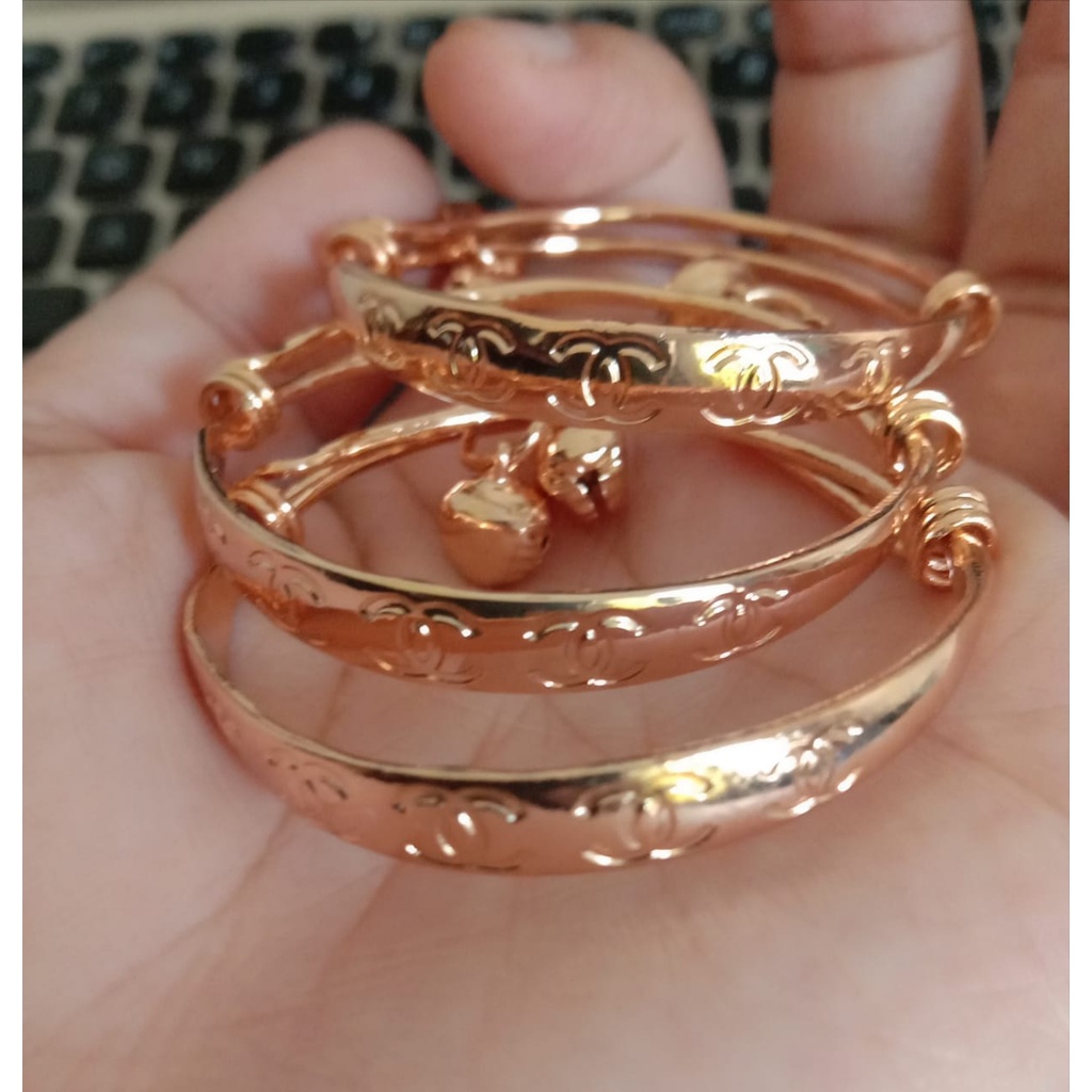 gelang bayi anak perempuan lapis emas banyak varian