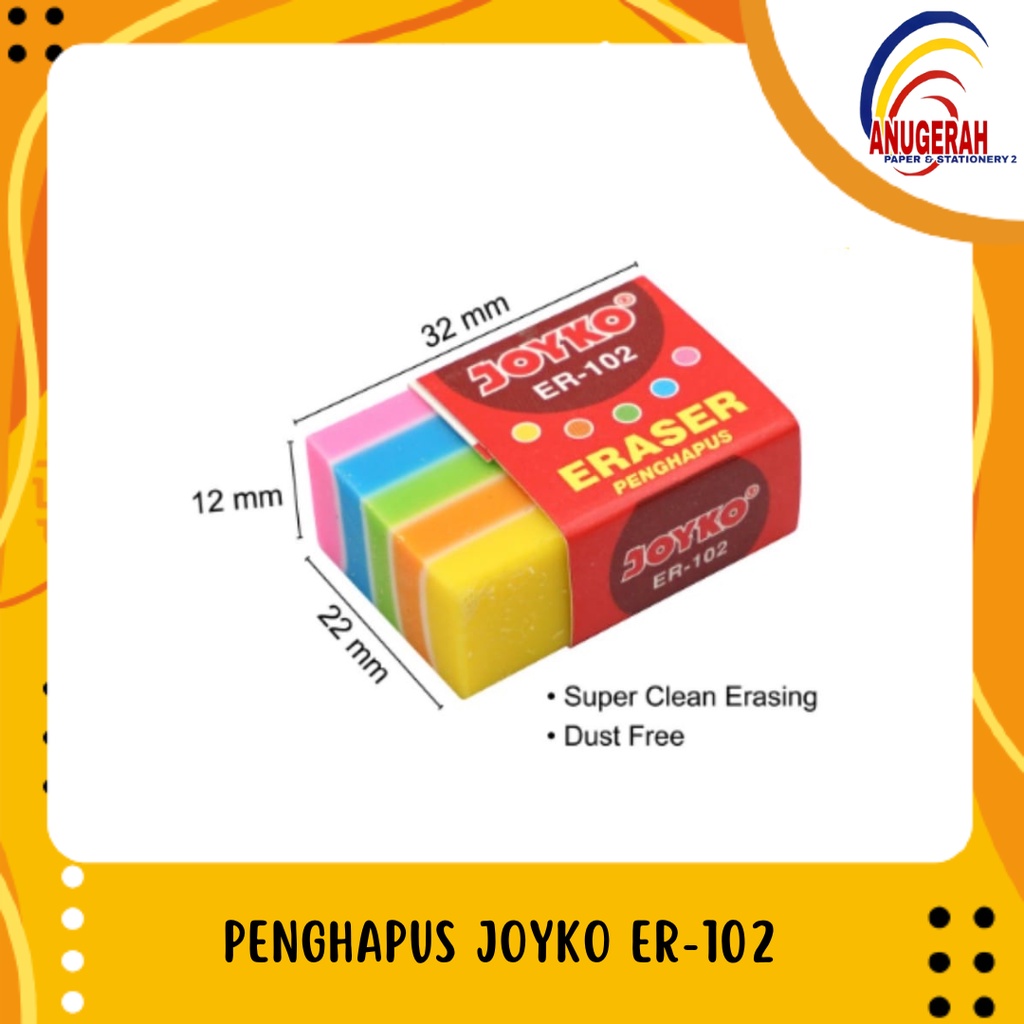 

ERASER/PENGHAPUS JOYKO ER-102 (PCS)
