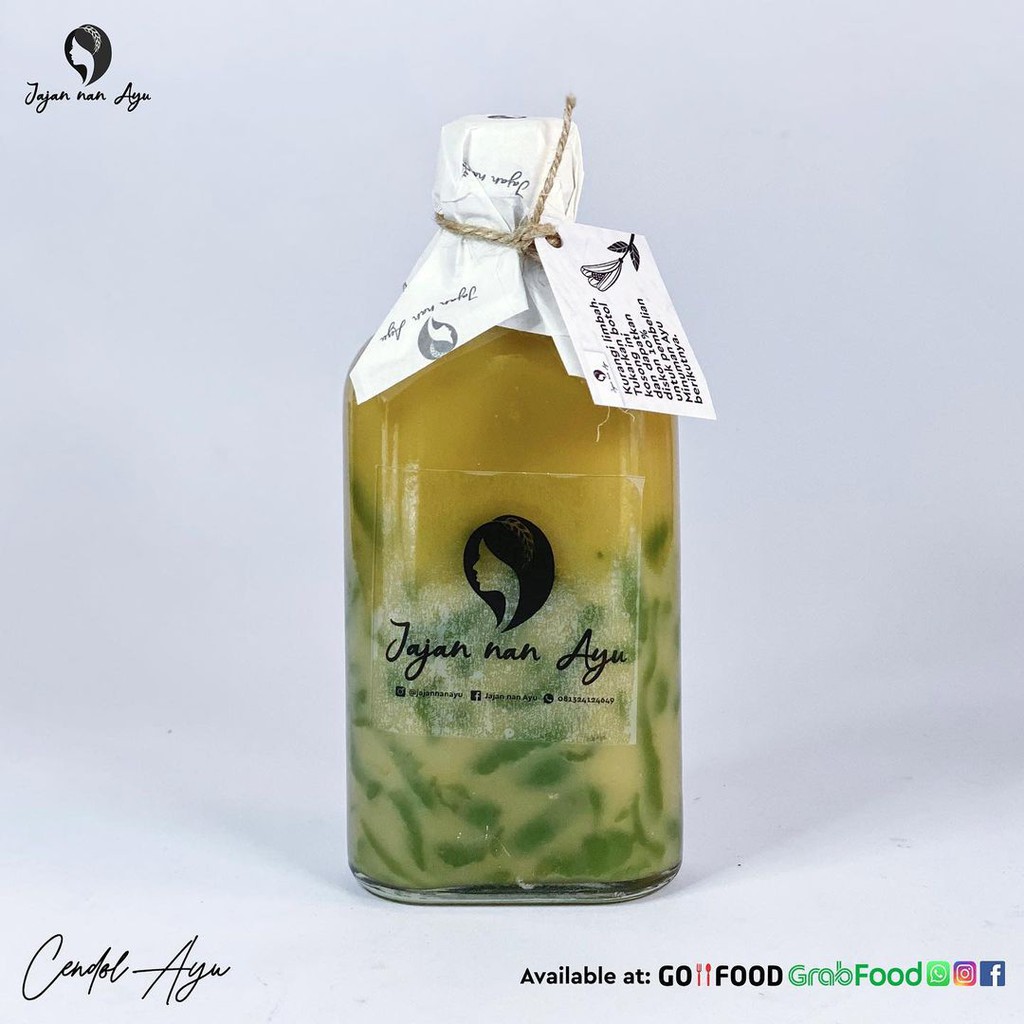 

Cendol Ayu 250ml (Botol Kaca dan tas Spunbound REUSABLE)