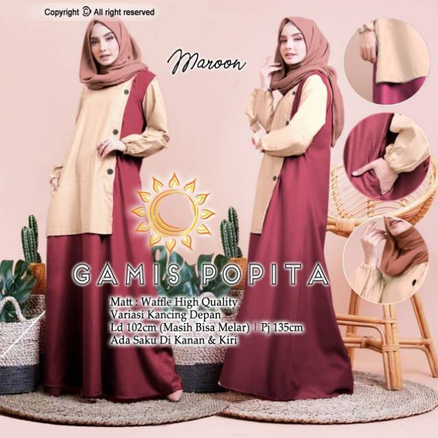 TOKE BAJU Mg gamis popita grosir tanah abang