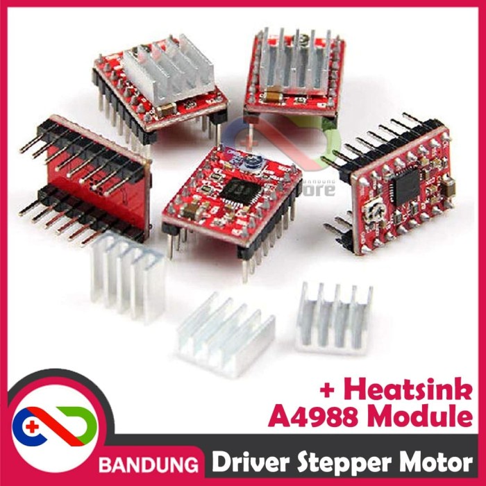 A4988 DRIVER STEPPER MOTOR REPRAP 3D PRINTER CNC BOARD + HEATSINK