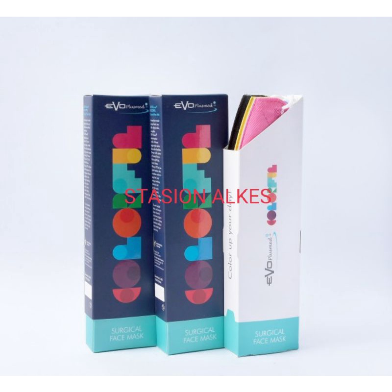 Masker Evo Plusmed Color Ful Isi 10