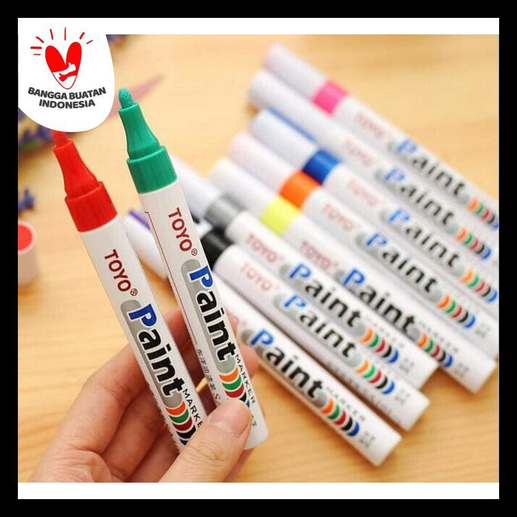 

SPIDOL BAN PAINT MARKER MOBIL MOTOR TOYO ORIGINAL - MERAH BERKUALITAS