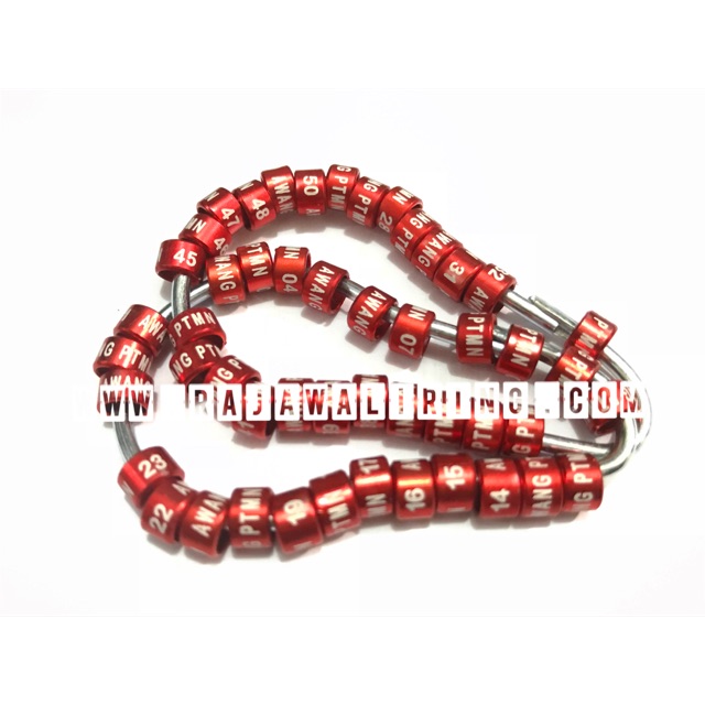 Ring burung model LASER 1 BARIS per 25 pcs