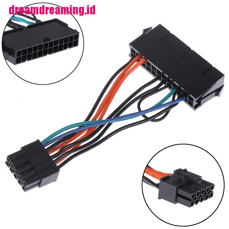 Kabel Adapter Power Supply 10PIN Female Ke 10PIN Male Untuk Motherboard