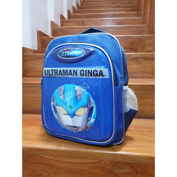 Ransel SD TK Anak Laki 3D Led Timbul Spiderman / Superman / Captain America / Batman