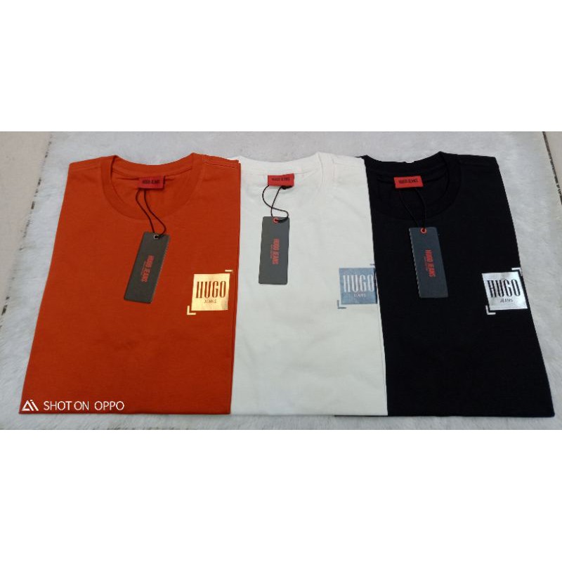 HUGO JEANS KAOS OBLONG ORI / KAOS HUGO ORI / KAOS PRIA HUGO ORI