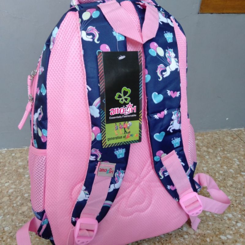 Tas ransel anak perempuan silver girl by Alto