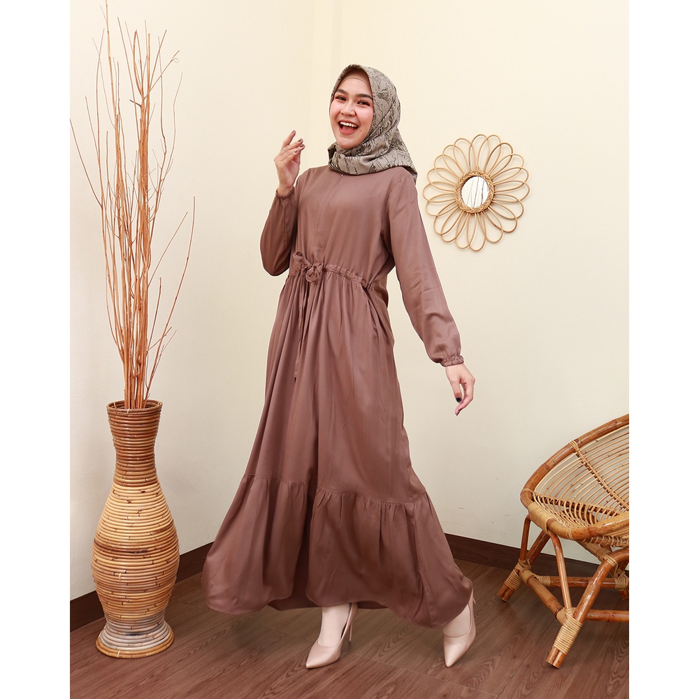 ATINA DRESS Polos - Pakaian Wanita Terbaru by Hijab Mamah icis