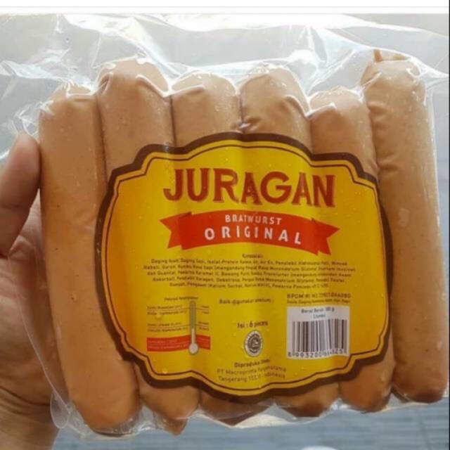 

juragan bratwurst original 500gr