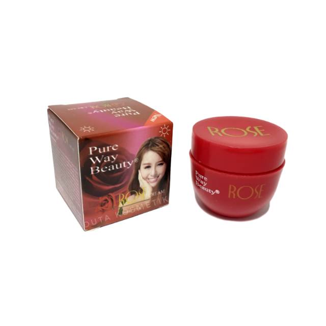 CREAM ROSE PURE WAY BEAUTY SIANG BPOM