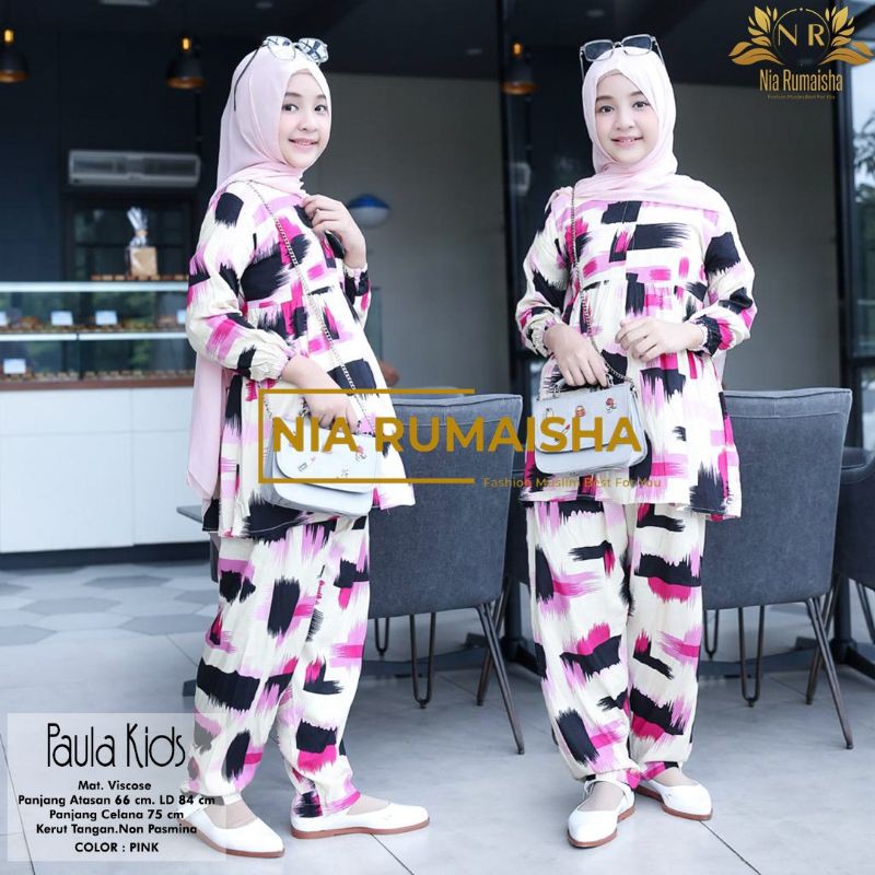 PAULA KIDS BAJU SETELAN ANAK BY ORI NAURA