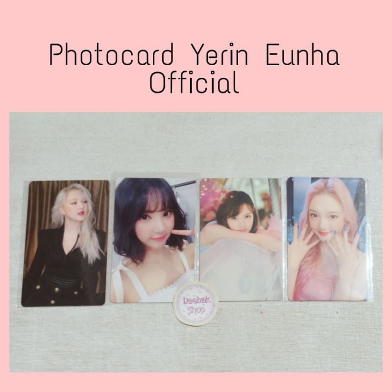 Yerin Walpurgis Night Photocard eunha time for the moon night tftmn lol parallel PC gfriend viviz of
