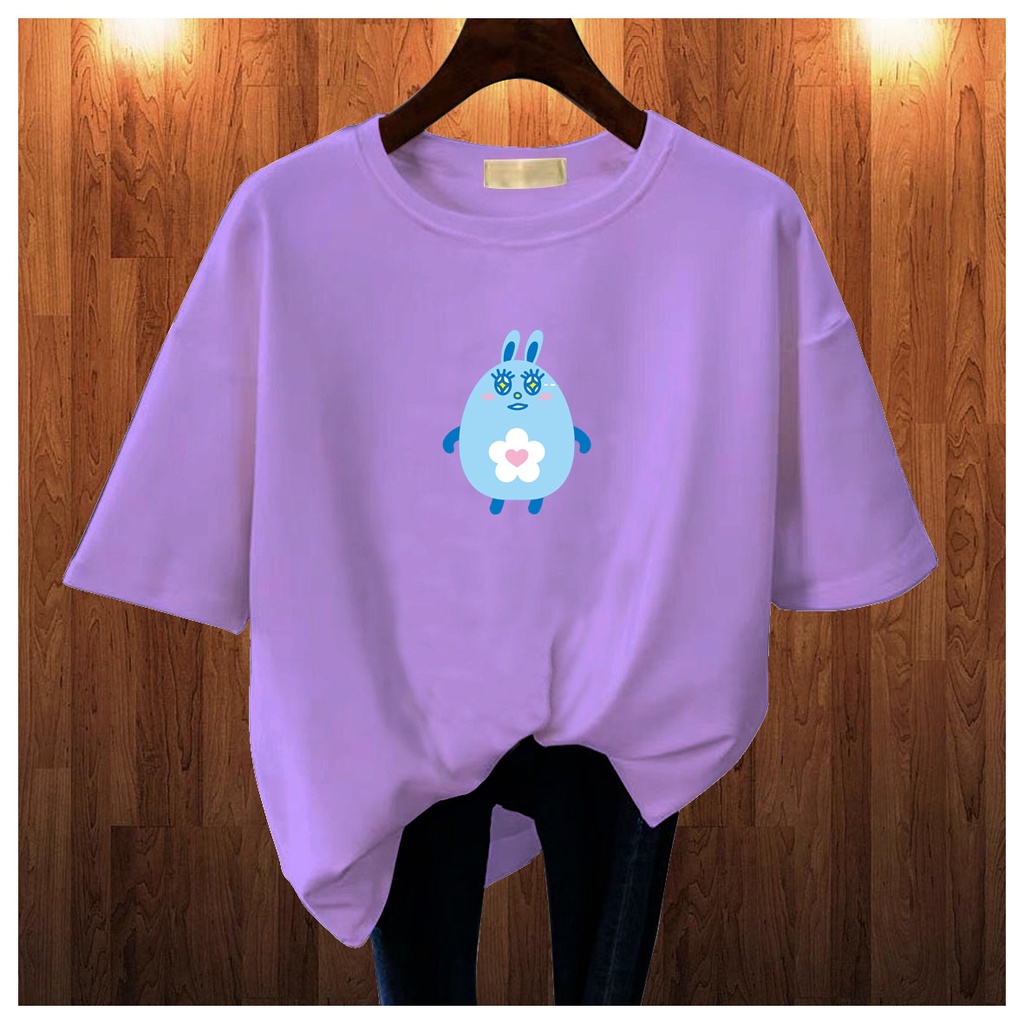 CALVIERO SHOP - BAJU KAOS ATASAN WANITA PRINT ASTRO NONO GALAXY PRINT