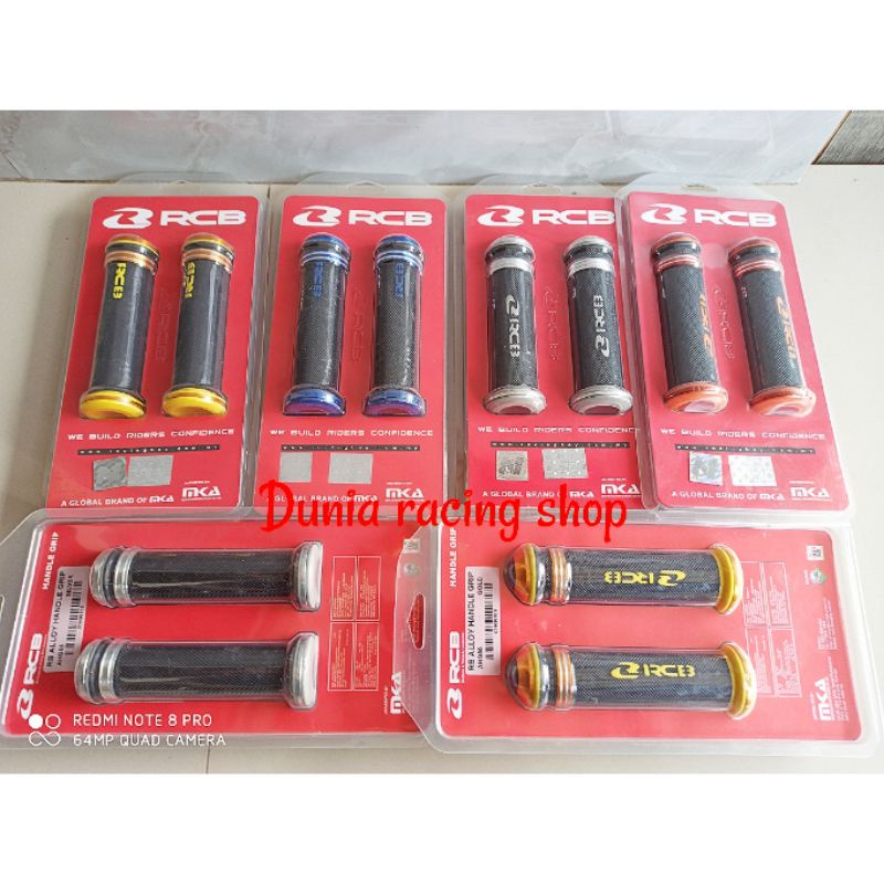 Grip RCB Handgrip RCB Jalu CNC Handfat RCB AHG55 AHG66 HG55 HG66 Merah Biru Oren Grey Silver Yellow