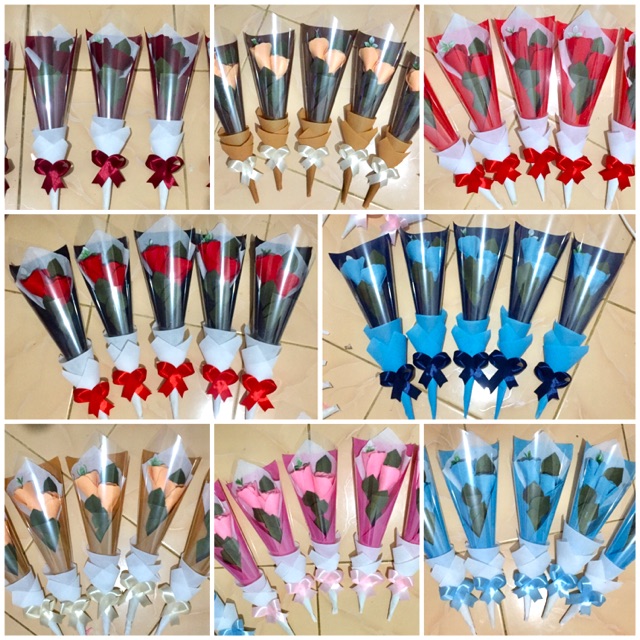 Bunga Flanel Mini 2 Tangkai