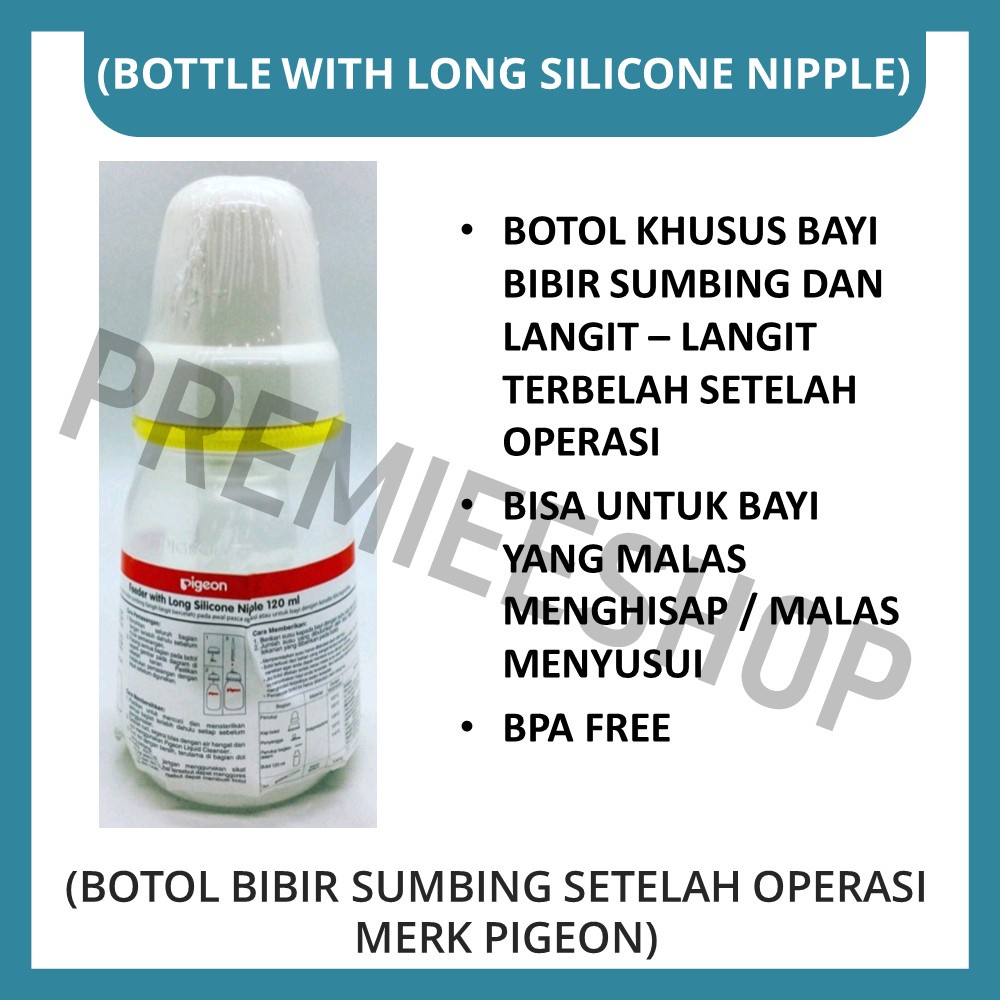 BOTOL DAN DOT KHUSUS UNTUK BAYI BIBIR SUMBING SETELAH OPERASI