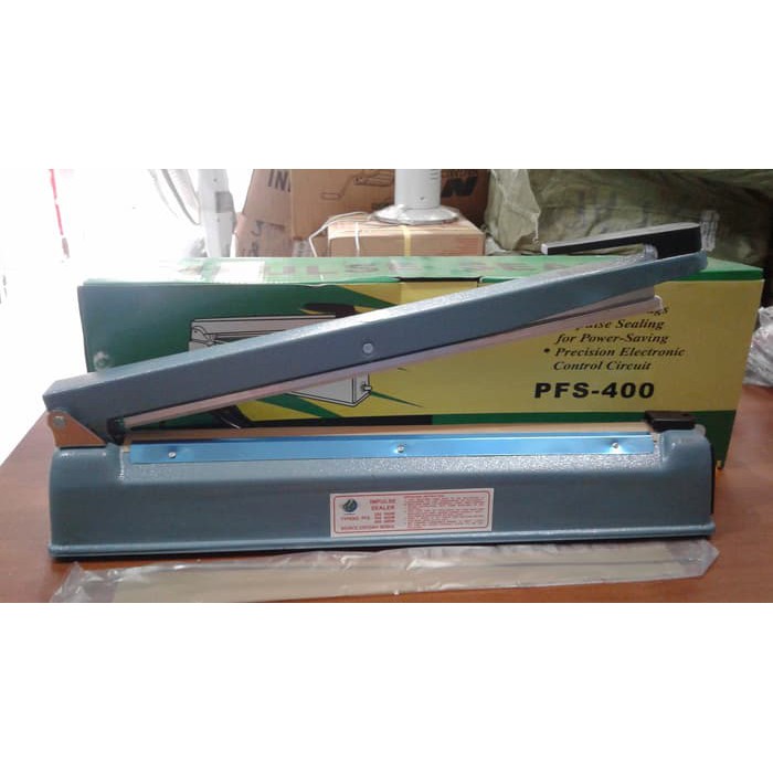 AS Impulse Sealer PFS-400 Alat Press PRES Las Plastik Body Besi 40cm