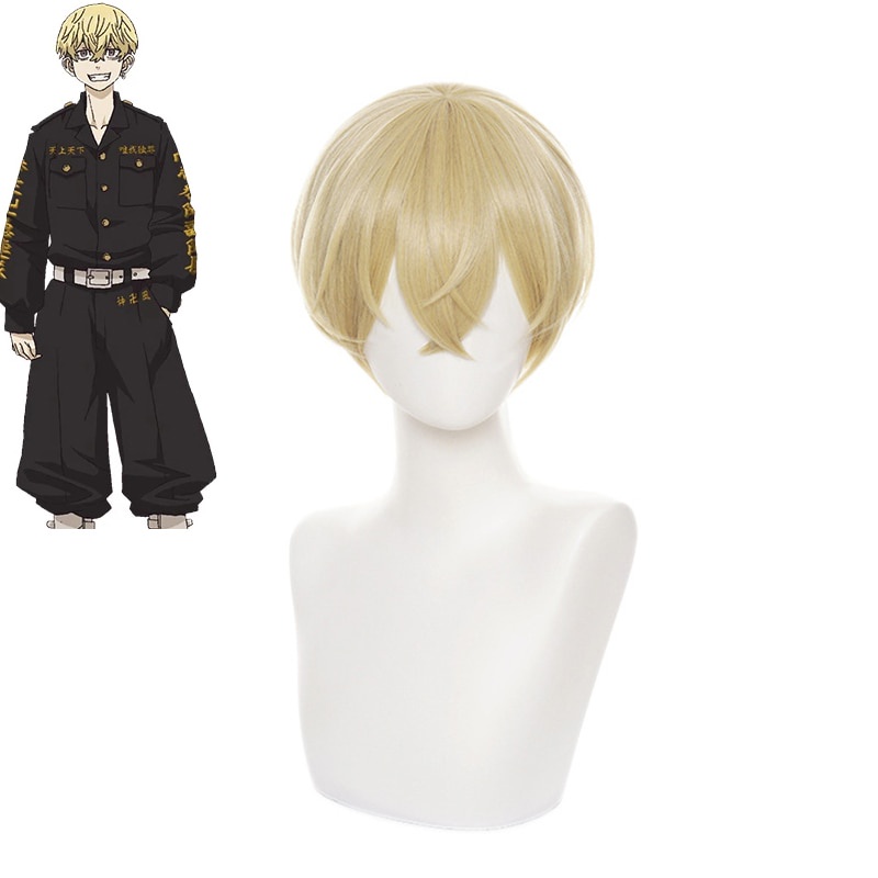 PREORDER Tokyo Revengers Chifuyu Matsuno Cosplay Wig Heat Resistant Synthetic Hair Peluca Anime Wigs